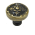 Richelieu 1-1/4 Inch Mushroom Cabinet Knob Antique English