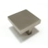 Richelieu 1-5/8 Inch Square Cabinet Knob Brushed Nickel