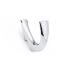 Richelieu 2-19/32 Inch Single Metal Coat Hook Chrome