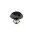Richelieu 1-15/16 Inch Mushroom Cabinet Knob Chrome / Black
