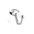 Richelieu 2-1/2 Inch Single Metal Coat Hook (Package of 2) Chrome