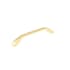 Richelieu 6-5/16 Inch Center to Center Arch Cabinet Pull Brushed Gold