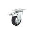 Richelieu 155 lb. Maximum Weight Capacity Commercial Grade Swivel Mount Caster with Brake Black