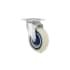 Richelieu 440 lb. Maximum Weight Capacity Commercial Grade Swivel Mount Caster Beige / Blue
