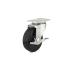 Richelieu 245 lb. Maximum Weight Capacity Commercial Grade Swivel Mount Caster with Brake Black