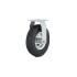 Richelieu 175 lb. Maximum Weight Capacity Commercial Grade Fixed Mount Caster Black