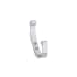 Richelieu 5-1/16 Inch Double Aluminum Coat Hook Chrome