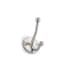 Richelieu 3-3/4 Inch Double Metal Coat Hook Brushed Nickel