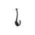 Richelieu 5-13/16 Inch Double Metal Coat Hook Brushed Oil-Rubbed Bronze