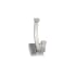 Richelieu 5-1/8 Inch Double Metal Coat Hook Brushed Nickel