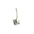 Richelieu 4 Inch Double Metal Coat Hook Brushed Nickel