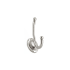 Richelieu 5-9/16 Inch Double Metal Coat Hook Brushed Nickel