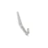 Richelieu 4-3/4 Inch Double Metal Coat Hook Brushed Nickel