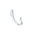 Richelieu 5-1/16 Inch Single Metal Coat Hook Chrome