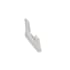 Richelieu 3-9/32 Inch Double Metal Coat Hook Brushed Nickel