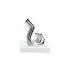 Richelieu-T3770930140-Chrome / White Alternate View