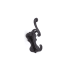 Richelieu 4-1/16 Inch Double Iron Coat Hook Matte Black