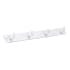 Richelieu 12-9/16 Inch Wide 4 Hook Metal Coat Rack White