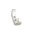 Richelieu 3-5/16 Inch Single Metal Coat Hook Matte Nickel