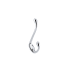 Richelieu 4-3/8 Inch Double Metal Coat Hook (Package of 3) Chrome