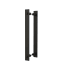 Richelieu Industrial 11-13/16 Inch Center to Center Barn Door Pull Black