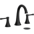 Riobel Edge 1.2 GPM Widespread Bathroom Faucet Black