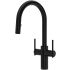 Riobel Lateral 1.8 GPM Single Hole Pull Down Kitchen Faucet Black