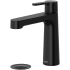 Riobel Nibi 1.2 GPM Single Hole Bathroom Faucet with Pop-Up Drain Assembly Black