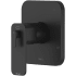 Riobel Equinox Three Independent Function Thermostatic Valve Trim Only with Single Lever Handle and Integrated Diverter - Less Rough In Black