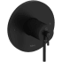 Riobel GS Two Independent Function Thermostatic Valve Trim Only with Single Lever Handle and Integrated Diverter - Less Rough In Black
