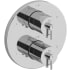 Riobel GS Six Function Thermostatic Valve Trim Only with Dual Lever Handles and Integrated Diverter - Less Rough In Chrome