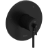 Riobel GS Three Independent Function Thermostatic Valve Trim Only with Single Lever Handle and Integrated Diverter - Less Rough In Black
