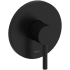 Riobel GS Pressure Balanced Valve Trim Only with Single Lever Handle - Less Rough In Black