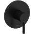 Riobel Riu Pressure Balanced Valve Trim Only with Single Lever Handle - Less Rough In Black