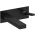 Riobel Kubik 1.2 GPM Wall Mounted Centerset Bathroom Faucet Black