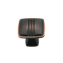 RK International Alder 1-1/4" (1.25") Modern Industrial Square Cabinet Knob / Drawer Knob Valencia Bronze