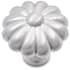 RK International Large Melon 1-1/2" Solid Brass Flower Designer Mushroom Cabinet Knob / Drawer Knob Satin Nickel