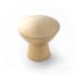 RK International Gibraltar 1 1/2" Modern Round Solid Brass Cabinet Knob / Drawer Knob Satin Brass