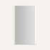 Robern AiO Reserve 23-1/4" x 39-3/8" Lighted Frameless Single Door Medicine Cabinet Mirror