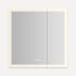 Robern AiO Reserve 29-1/4" x 30" Lighted Frameless Double Door Medicine Cabinet Mirror