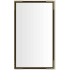 Robern Craft Series 23-1/4" x 39-3/8" Framed Single Door Medicine Cabinet with Soft Close Hinges Bronze with Aged Brass