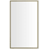 Robern Craft Series 23-1/4" x 39-3/8" Framed Single Door Medicine Cabinet with Soft Close Hinges Aged Brass