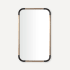 Robern Craft Series 24" W x 40" H Traditional Rectangular Framed Bathroom Wall Mirror Aged Brass with Antique Bronze