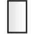 Robern Main Line 23-1/4" x 39-3/8" Framed Single Door Medicine Cabinet with Soft Close Hinges Brushed Black