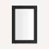 Robern Main Line 19-1/8" W x 29-7/8" H Traditional Rectangular Framed Bathroom Wall Mirror Brushed Black