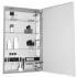 Robern M Series 12" x 30" x 6" Beveled Single Door Medicine Cabinet with Hinge Right, Interior Lighting, Integrated Outlets, and Integrated USB Mirrored