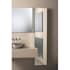Robern M Series 20" x 70" x 6" Flat Beveled Single Door Medicine Cabinet with Left Hinge, Integrated Outlets, and Interior Lights Mirrored