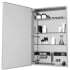 Robern M Series 24" x 40" x 4" Single Door Medicine Cabinet with Left Hinge and Magnetic Organization Mirrored