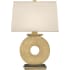 Robert Abbey Tic-Tac-Toe 23" Novelty Table Lamp Natural Brass