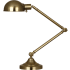 Robert Abbey Kinetic 8" Swing Arm Desk Lamp Natural Brass